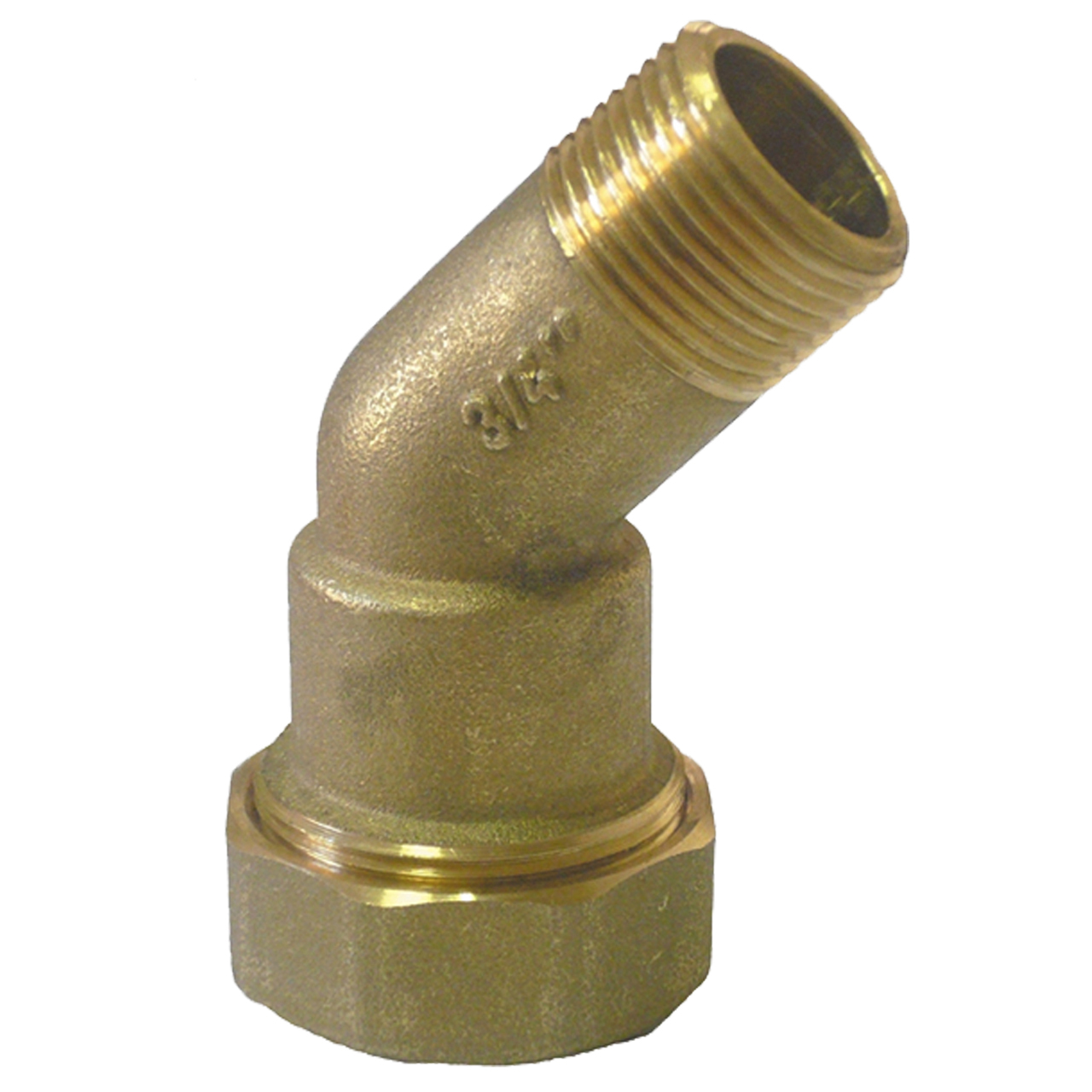 MS-PE-Winkelverschraubung 45° PE-AG