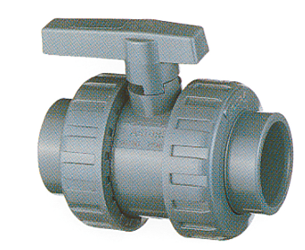 PVC-Kugelhahn 2xMuffe