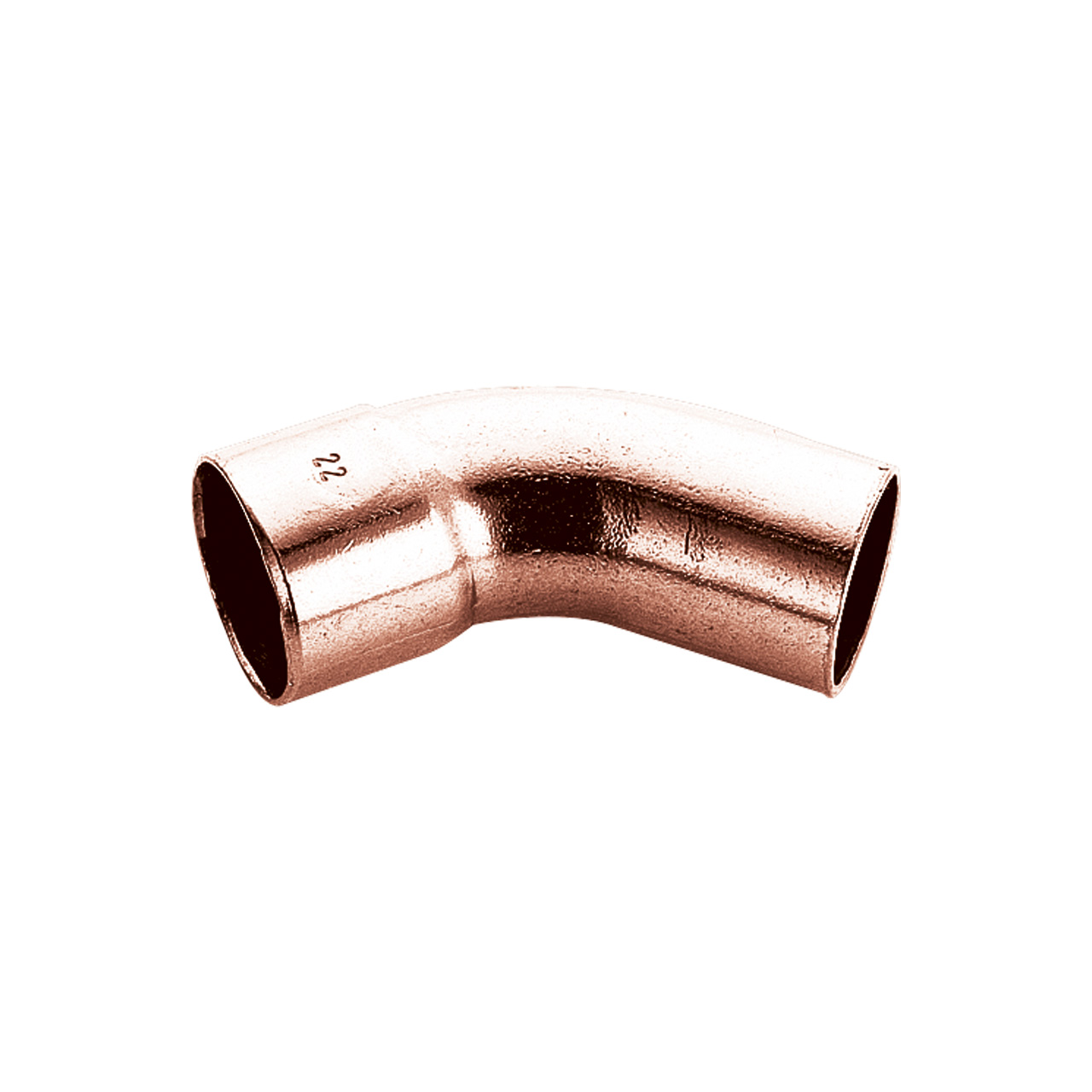 Cu-Bogen  45° 1 Muffe Nr.5040
