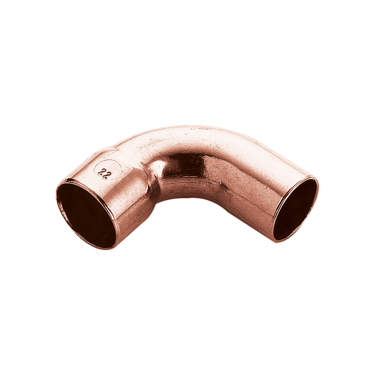 Cu-Bogen  90° 1 Muffe Nr.5001a