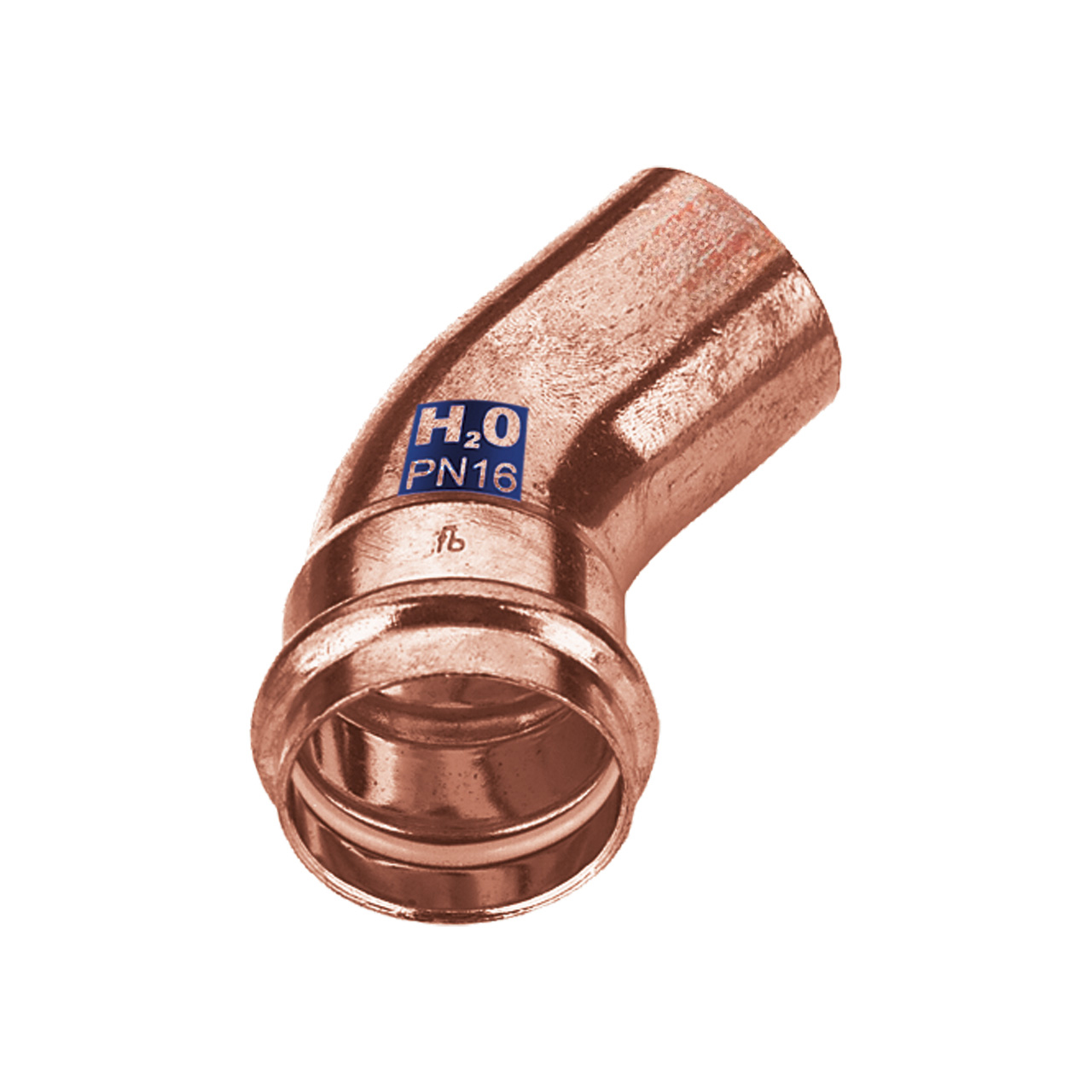 Cu-Bogen 45° Nr.9040