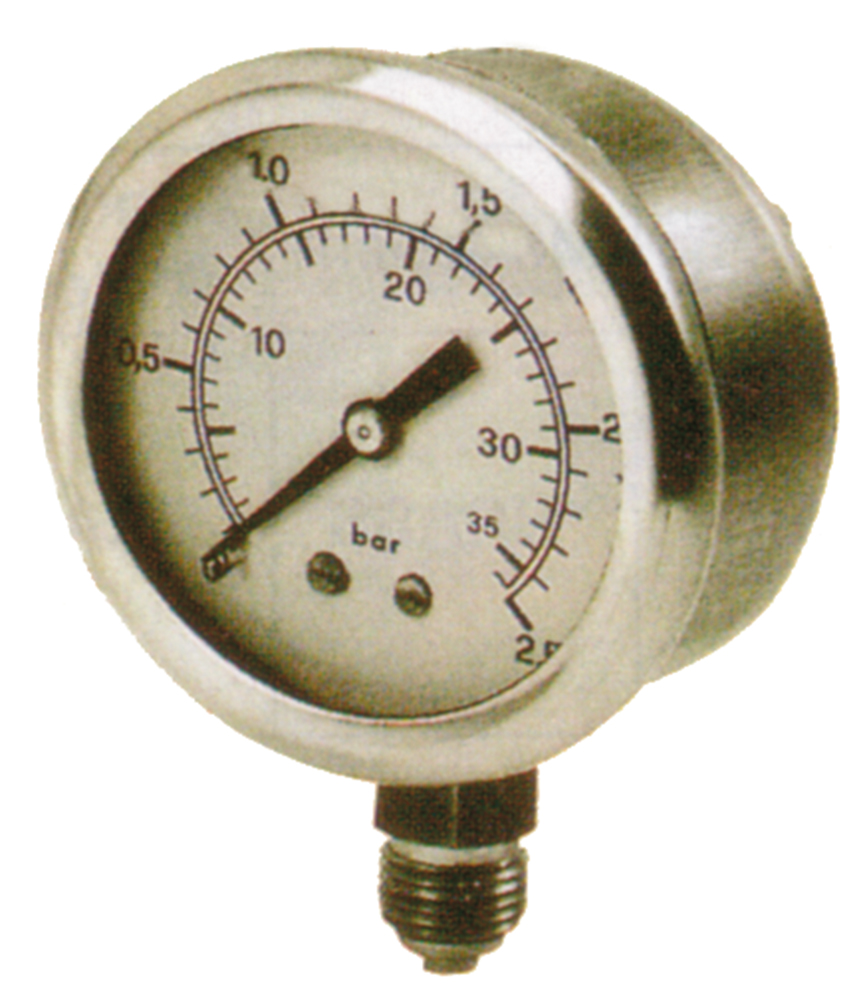 Edelstahl-Manometer ohne Glycerin